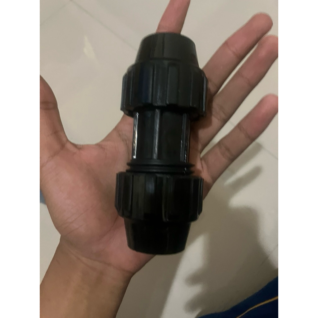 coupling compression hdpe 3/4 inch sambungan pipa air