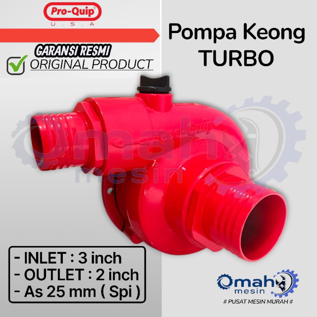 Pompa Tambang 3 inch 2 inch QTP300 Merk PRO-QUIP ORIGINAL / Pompa Keong 3 Inch 2 Inch / Pompa Turbo 