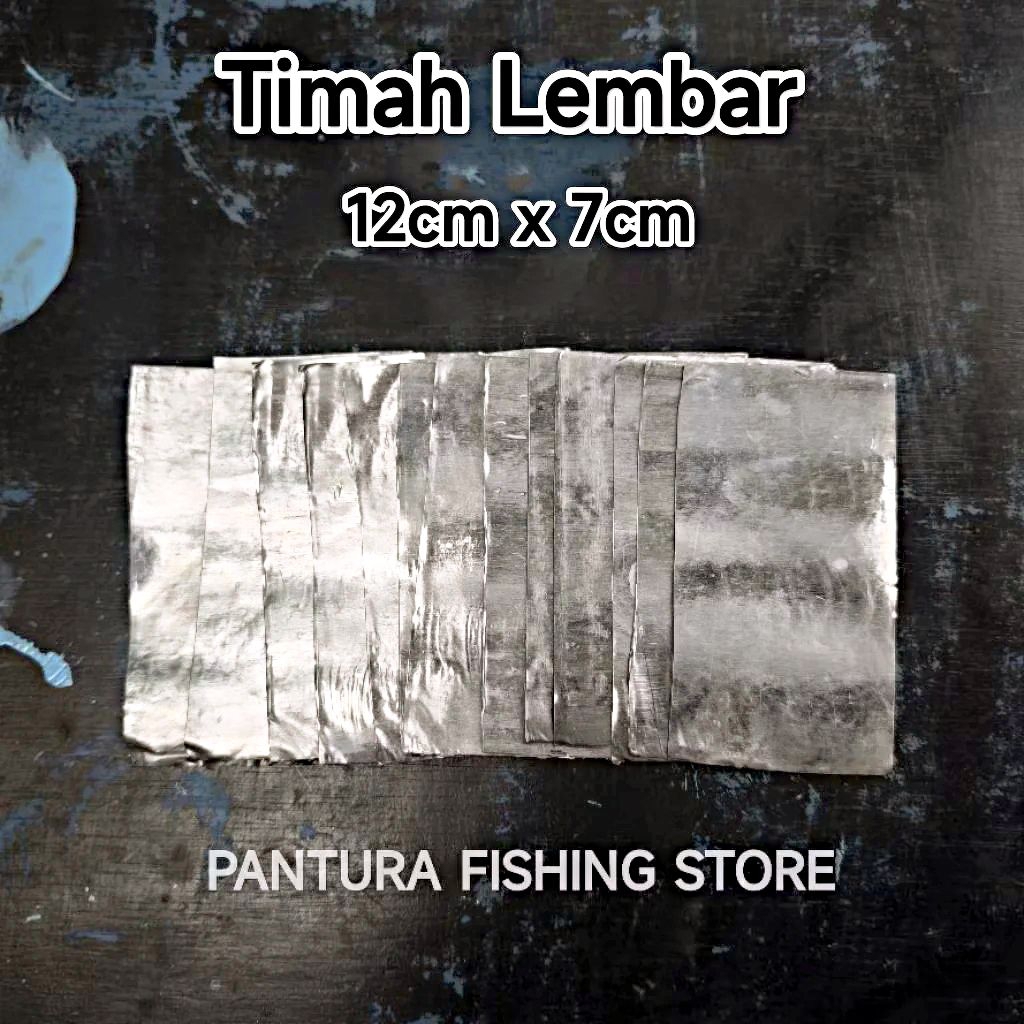 Timah Pancing Lempeng / Lempengan - Timah Pancing Lipat - Timah Pancing Daun - Timah Pancing Lembara