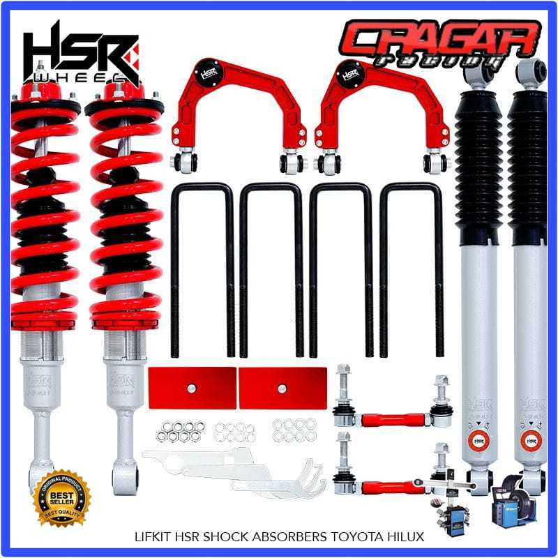 LIFKIT HSR SHOCK ABSORBERS TOYOTA HILUX/ PENINGGI MOBIL HILUX