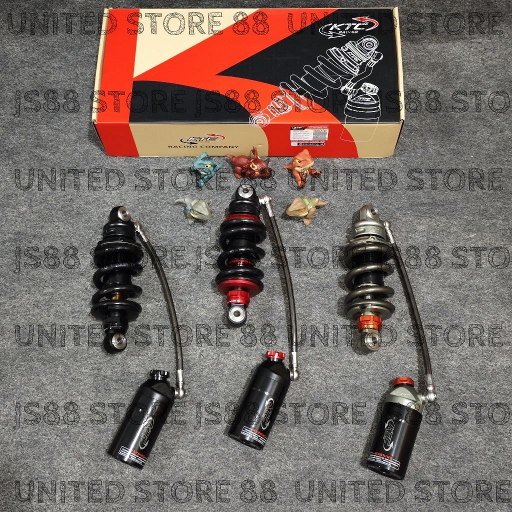 MONOSHOCK KTC RACING ORIGINAL 208MM SHOCK BELAKANG TABUNG PISAH MX KING JUPITER OLD NEW MONO SHOCK 2