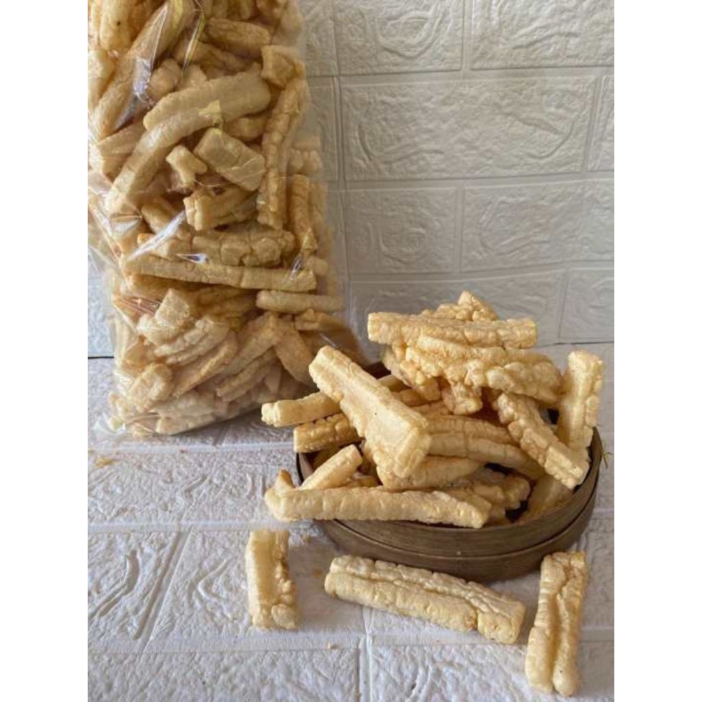 Krupuk Tahu Kotak Panjang Gurih cocok untuk lauk Pauk