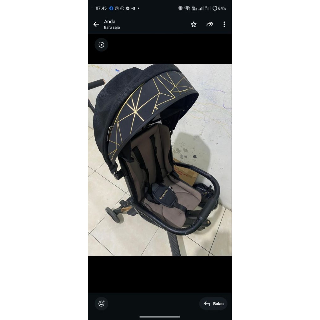 stroller duduk sugar baby preloved