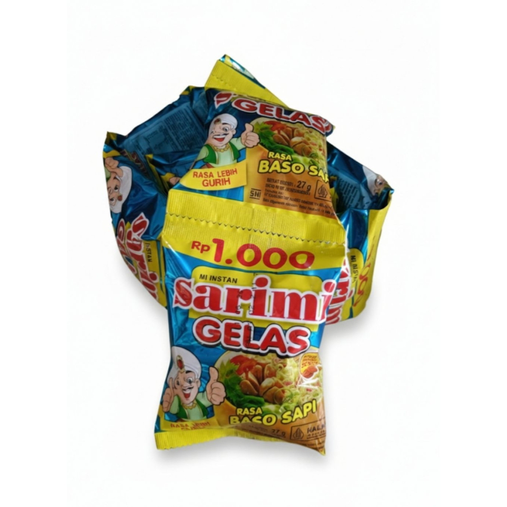SARIMI MIE GELAS RASA BASO SAPI 1RENCENG 10PCS