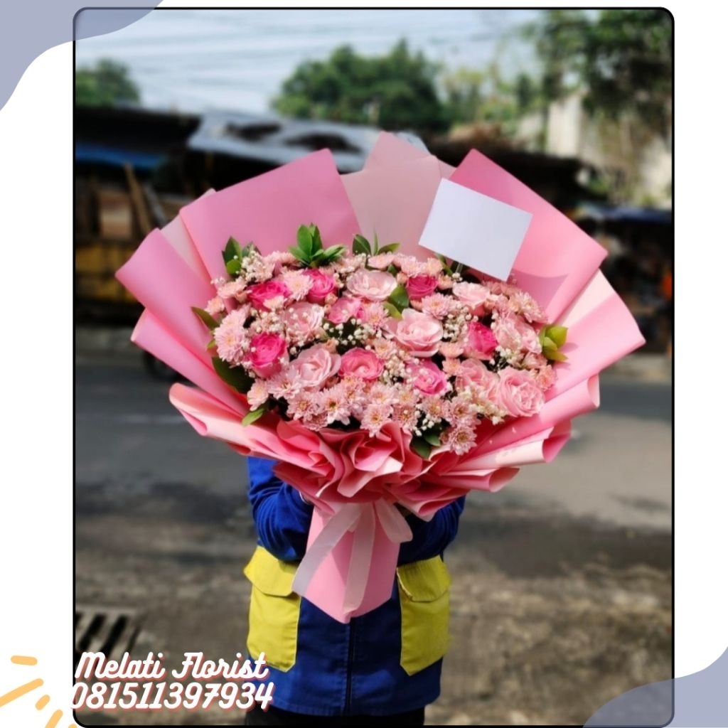 Hand Buket bunga asli | Hand buket bunga mawar | hand buket bunga lily | buket bogor | hadiah ulang 