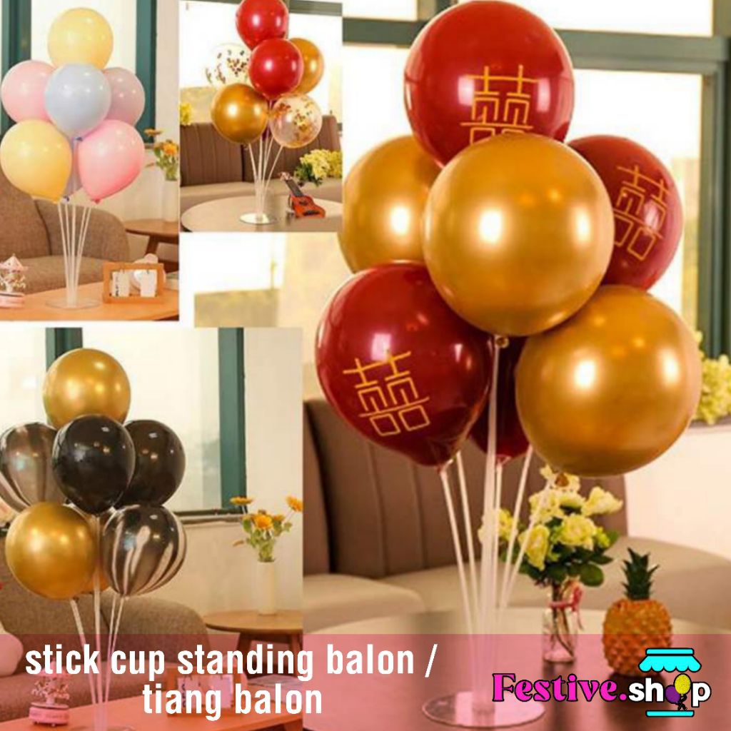Tiang dekorasi balon / standing balon