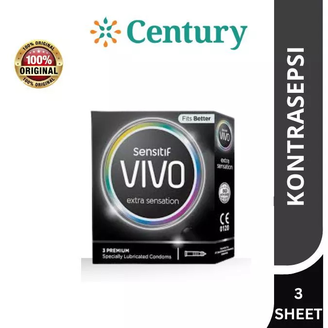 SENSITIF VIVO EXTRA SENSATION / ALAT KONTRASEPSI / PRIA /