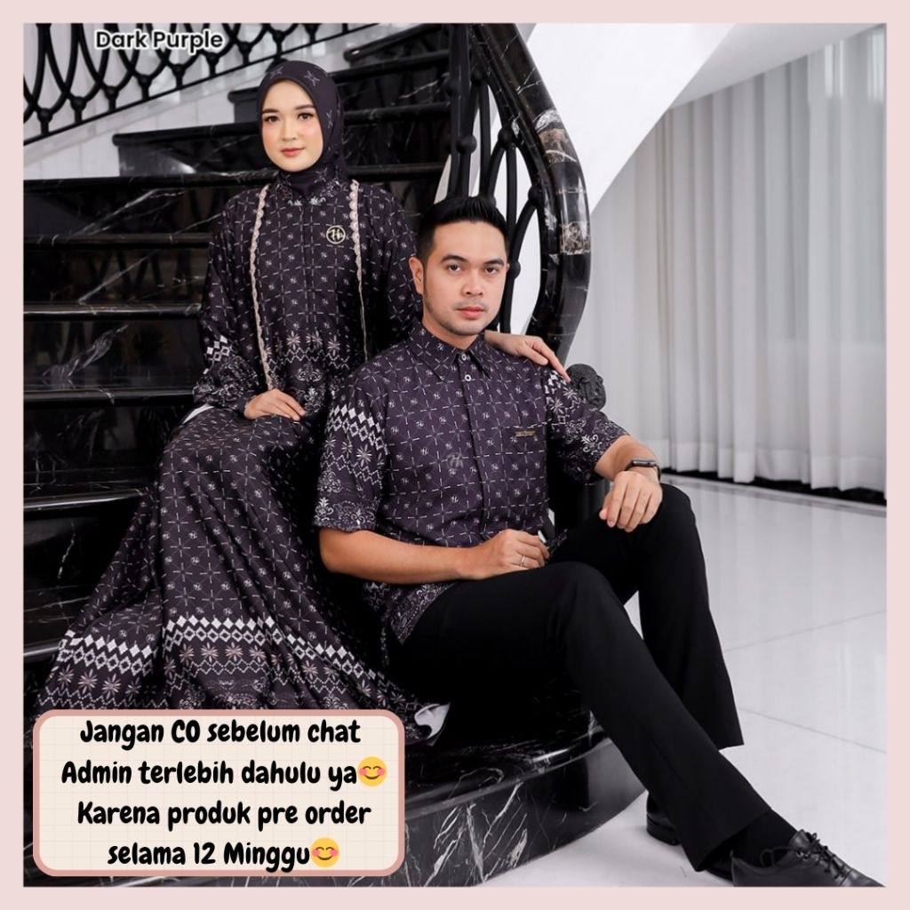 Velora couple lebaran 2026 by Hijab hasna OPEN PRE ORDER (READY FEBRUARI 2026) family set gamis Koko