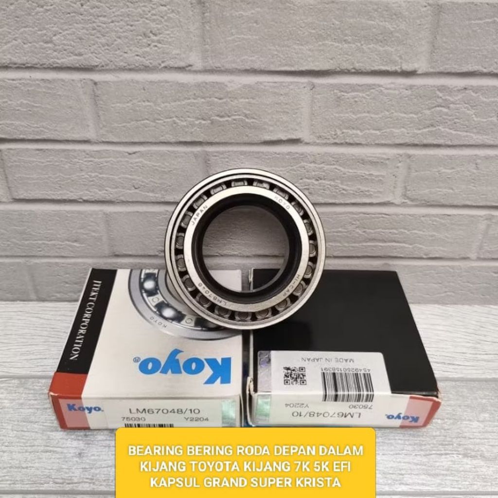 BEARING BERING RODA DEPAN DALAM KIJANG TOYOTA KIJANG 7K 5K EFI KAPSUL GRAND SUPER KRISTA