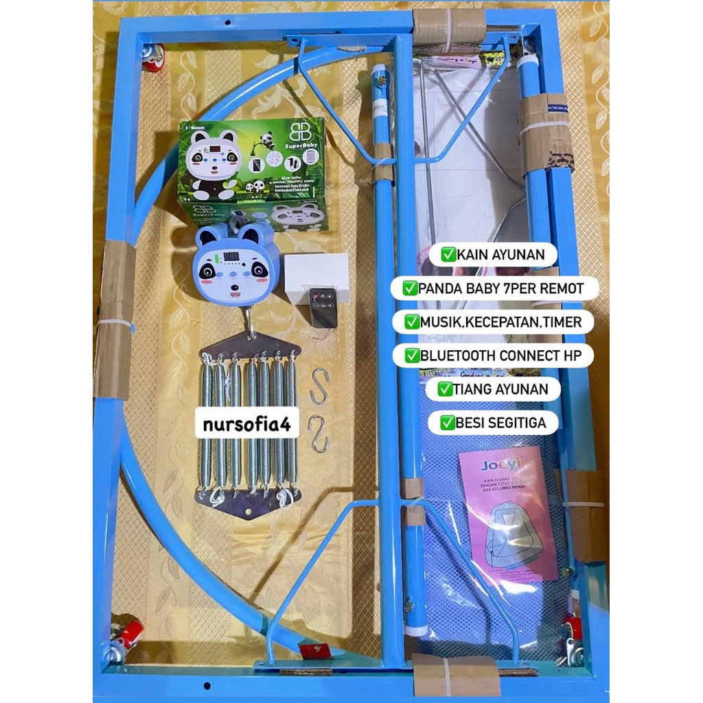 MAKASSAR MURAH SEPAKET AYUNAN LISTRIK &AYUNAN MANUAL TIANG AYUNAN GOSEND INSTAN