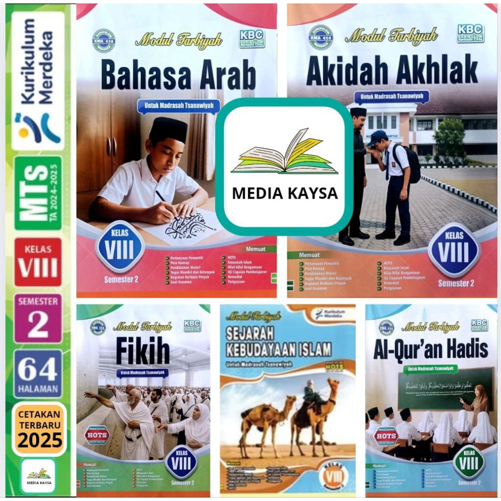 LKS Tarbiyah SMP/ MTs Kelas 8 Semester 1 & 2 Kurikulum Merdeka CV Arya Duta