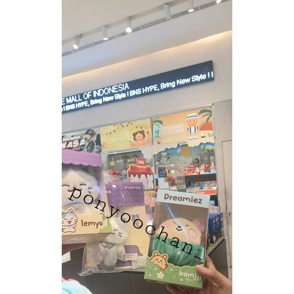 [LIMITED STOCK] LEMYO BAMJJI OFFICIAL DREAMIEZ DREAM FOREST POP UP NCT DREAM LINE FRIENDS CHENLE JIS