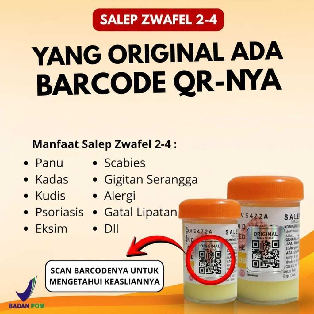 Salep Zwafel 24 Original Alami Atasi Gatal Eksim