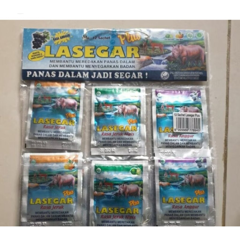 LASEGAR PLUS SACHET MINUMAN