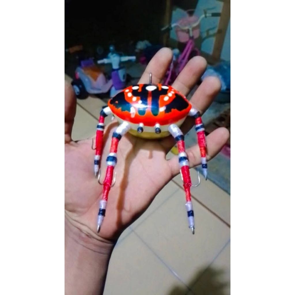 umpan pancing gurita model kepiting