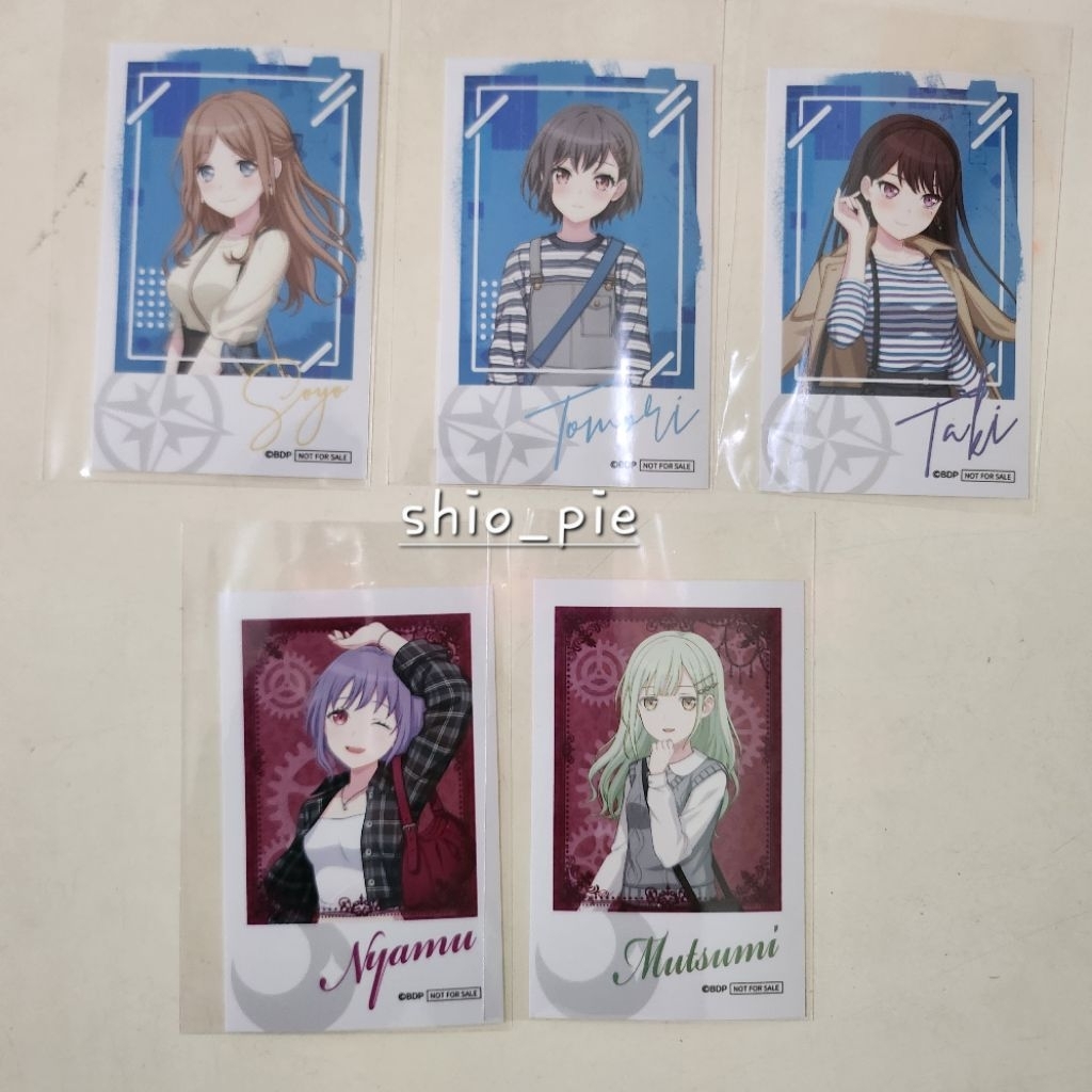 BanG Dream Ave Mujica MyGo cheki bonus