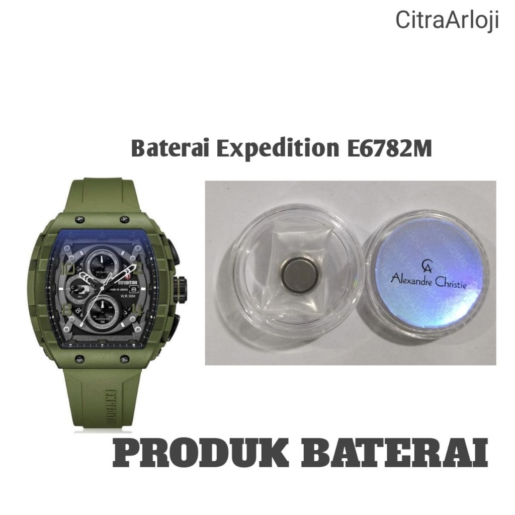 Baterai jam tangan Expedition E6782M