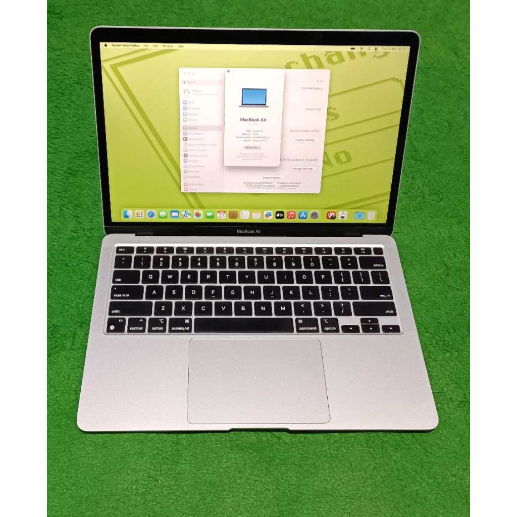 Apple MacBook Air M1 2020 M1 8/128 Silver Murah