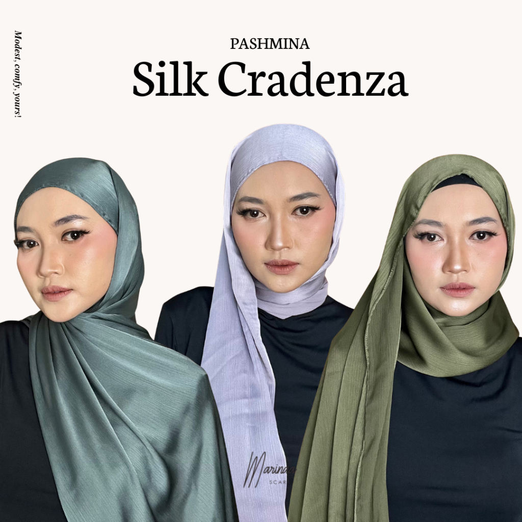 Marinaa Scarf -  Pashmina Silk Cradenza