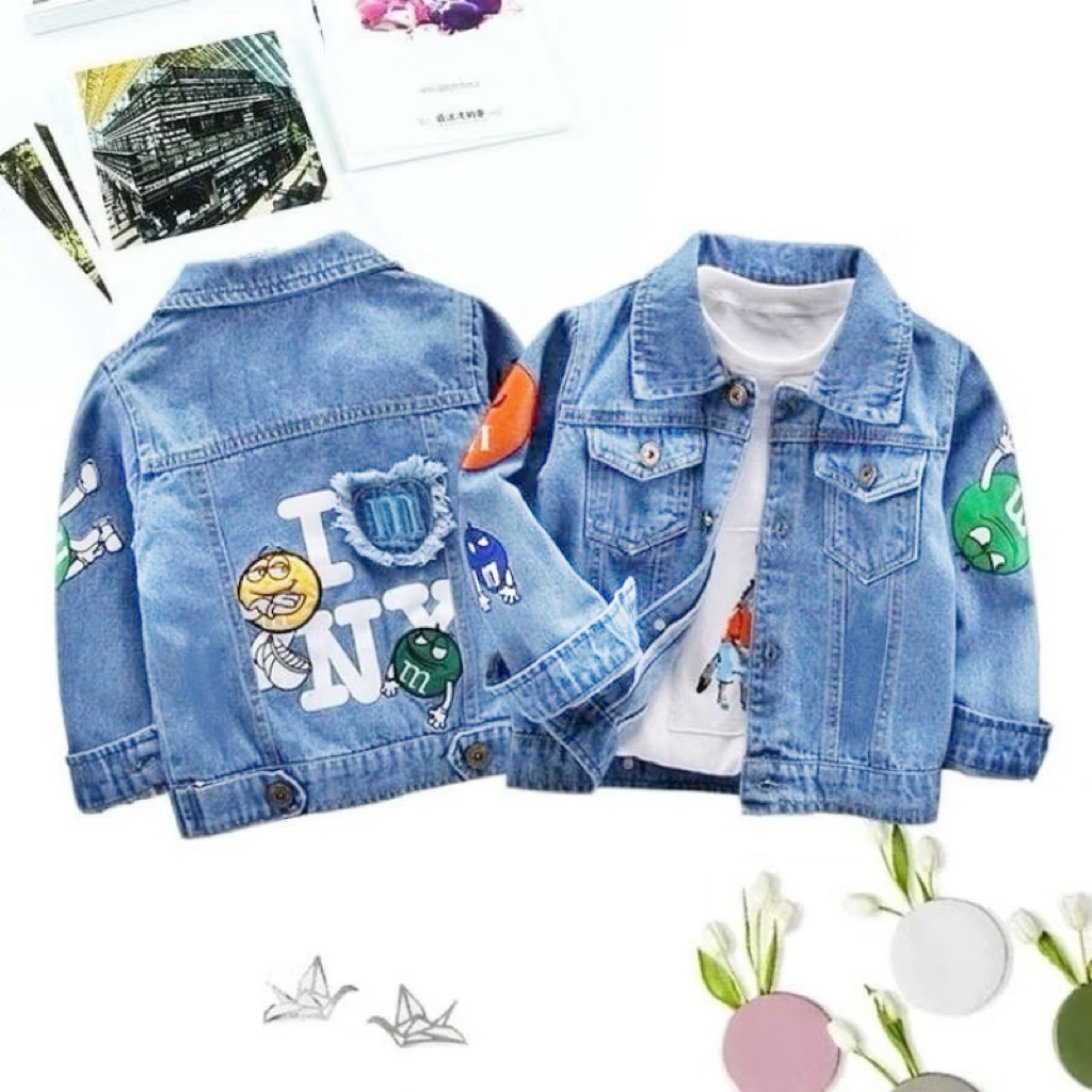 Jaket Jeans Anak Laki-Laki 1 - 6 Tahun