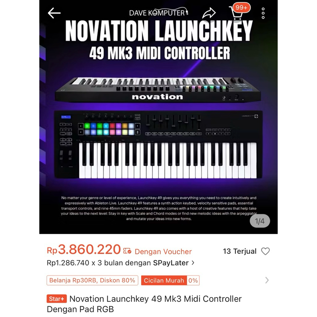 NOVATION LAUNCHKEY 49