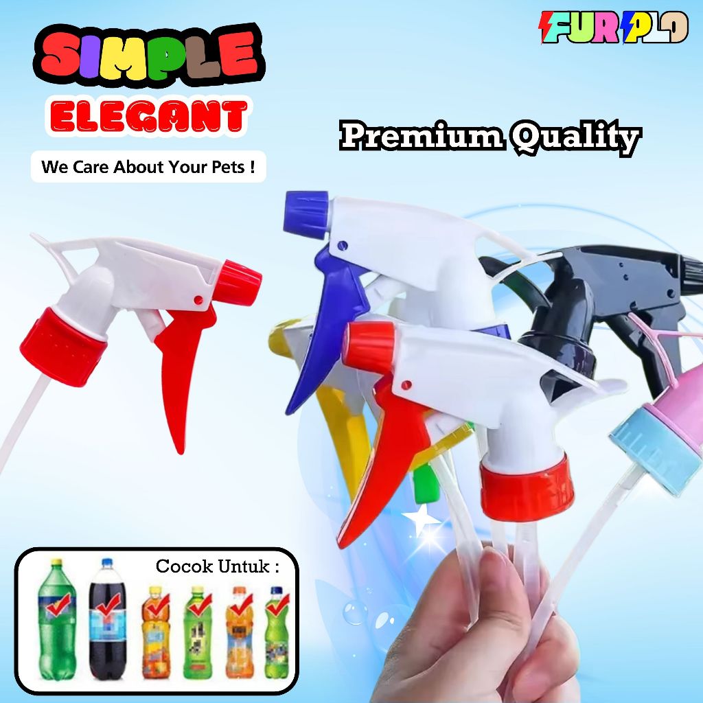 Kepala Botol Semprotan Sprayer Spuyer Penyiram Tanaman Plastik Alat Mandi Burung FURPLO