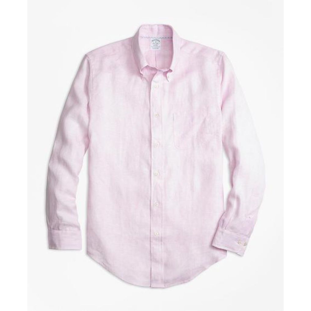 kemeja Pria Brooks Brothers Regent Fit Irish Linen