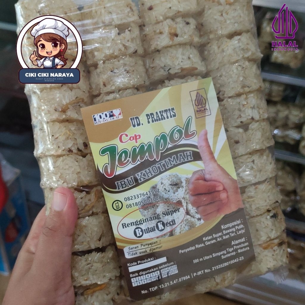 RENGGINANG LORJUK CAP JEMPOL KHAS MADURA ASLI ISI 40PCS RENGGINANG MENTAH