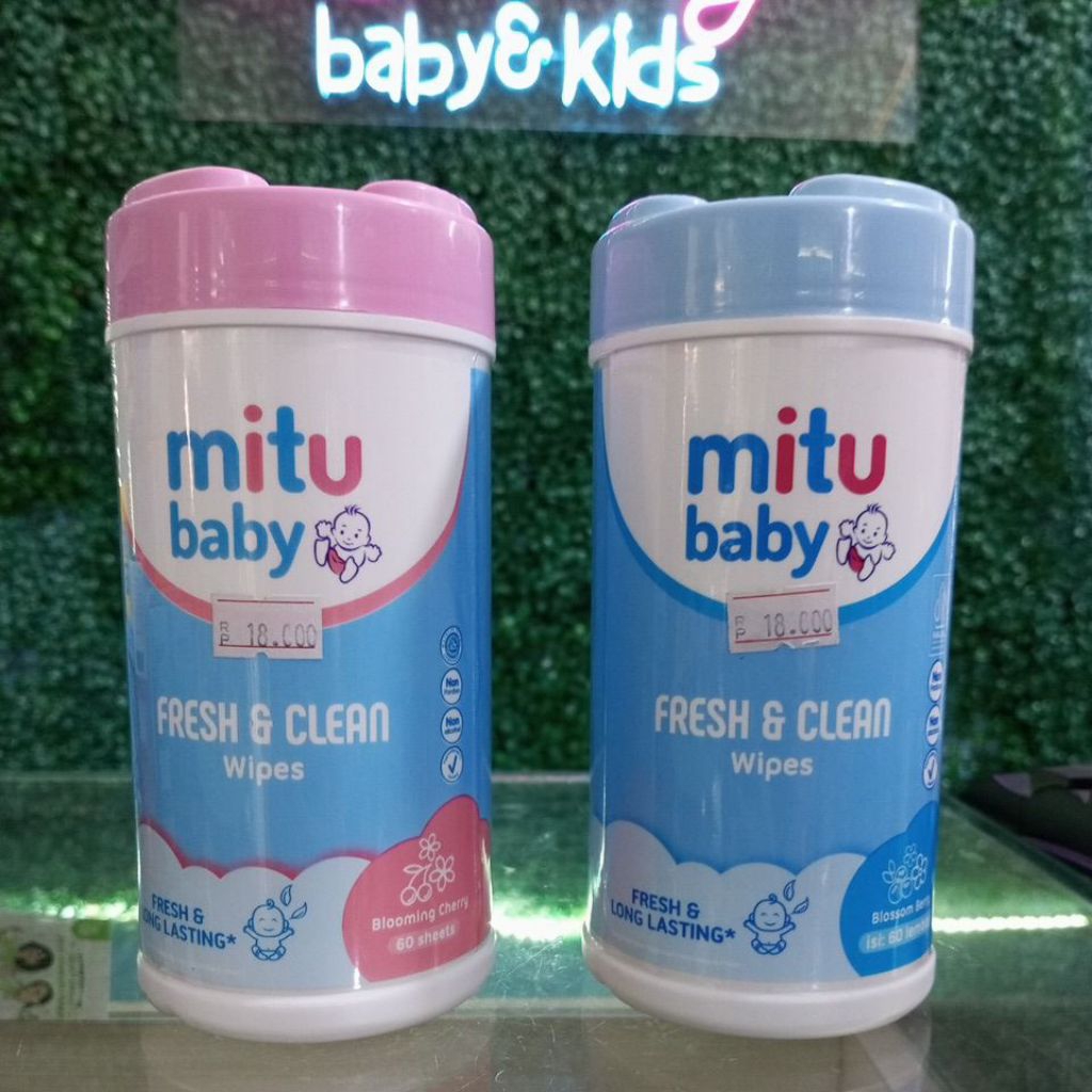 MITU BABY FRESH & CLEAN WIPES| TISU BASAH MITU BABY