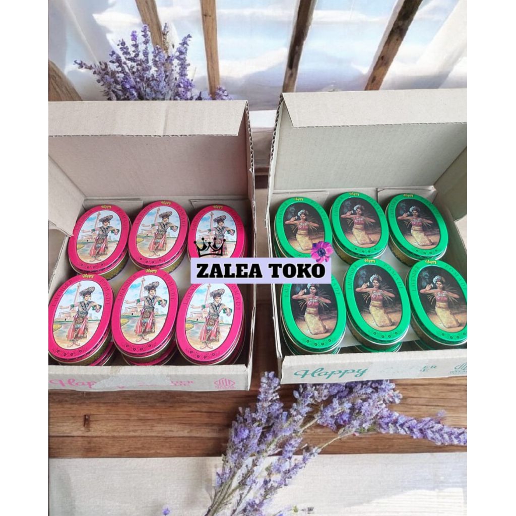 1 Lusin Isi 12 Minyak Rambut Lavender Pomade