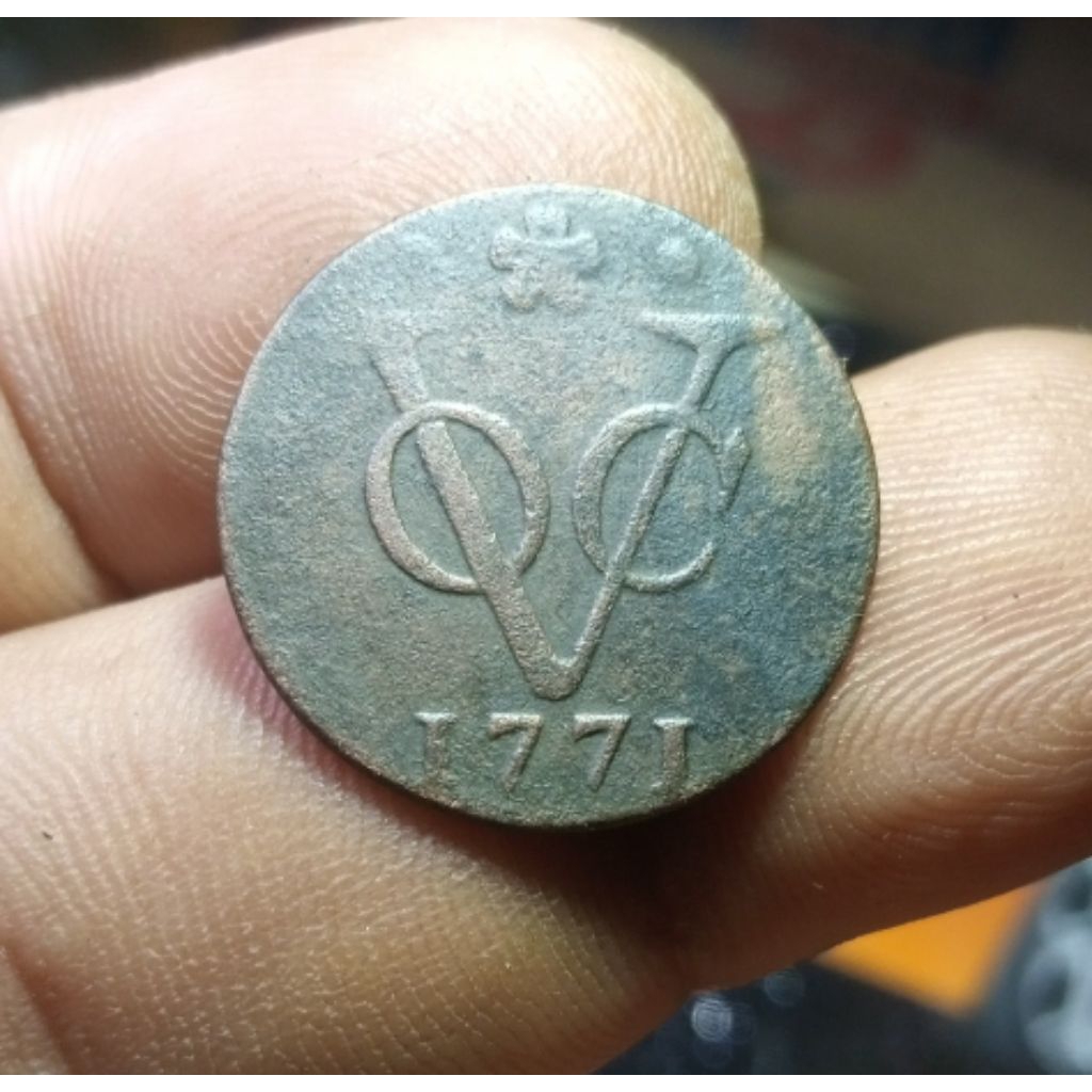 Koin VOC 1 Duit Holland 1771