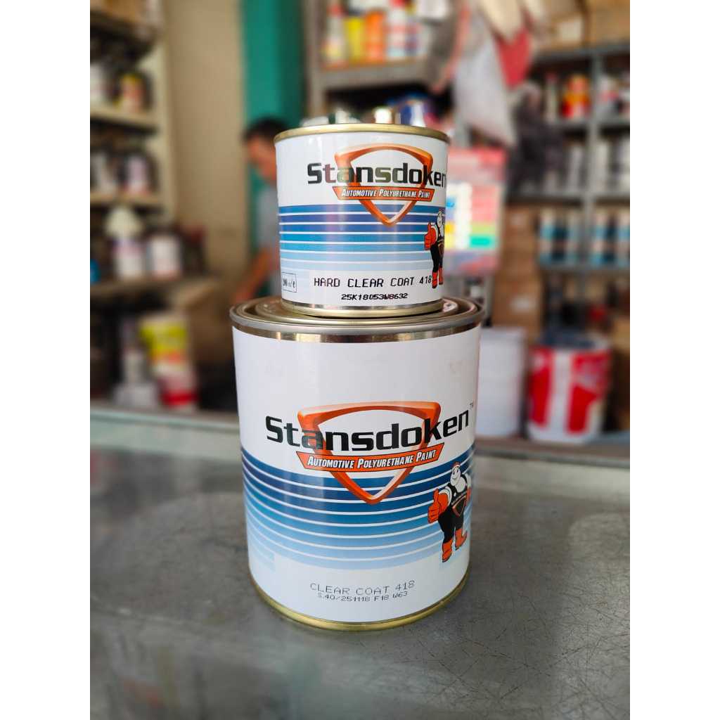 CLEAR COAT 418 STANSDOKEN /CLEAR COAT 4:1/CLEAR COAT JAHAT/GLOSS TINGKAT TINGGI / NO FAKE IS REAL