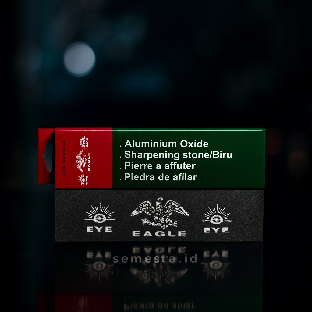 Batu Asah 8" inch Cap Mata |  Batu Asah Pisau Gunting Sabit 8" inch | Batu Asah Cap Mata |Batu Gosok