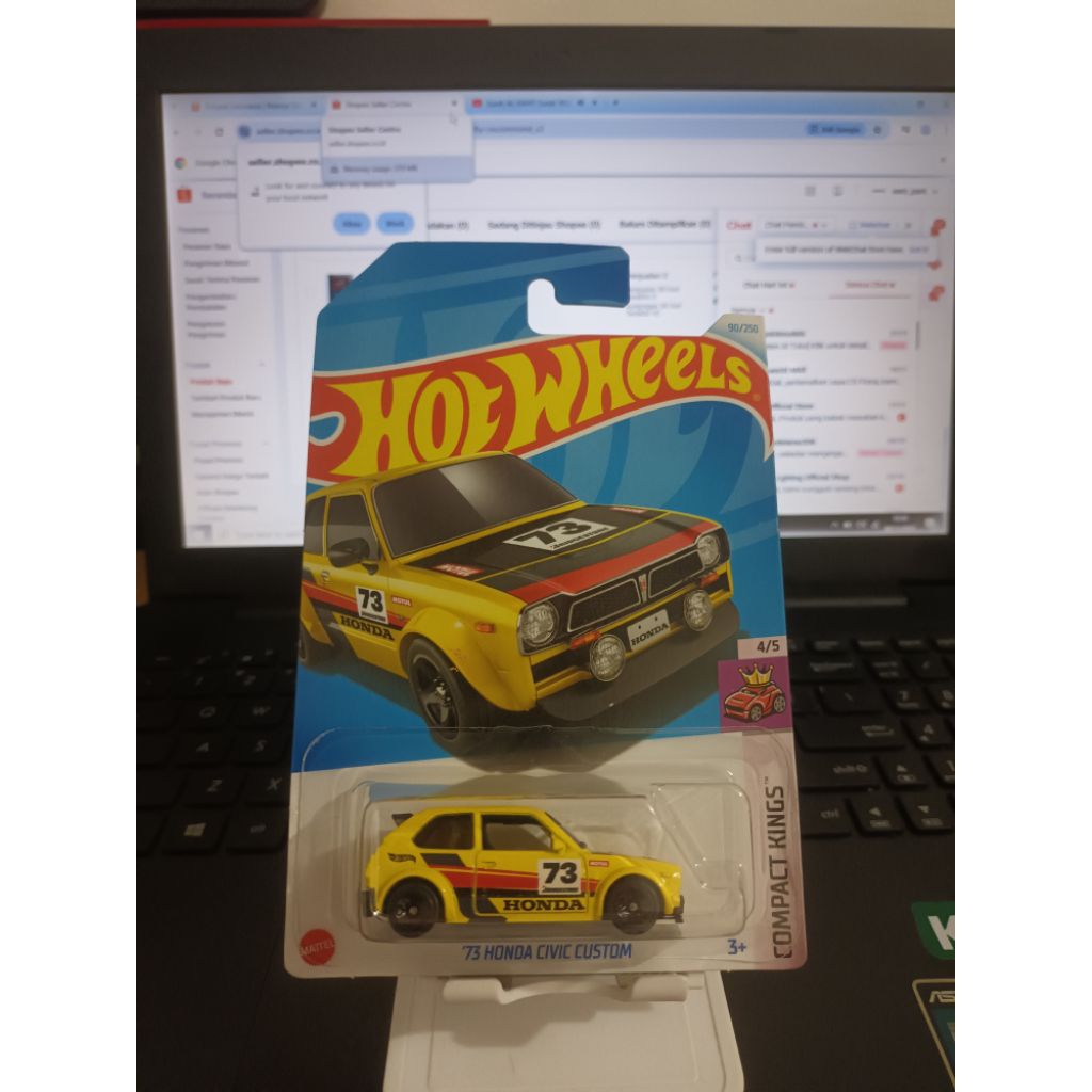 HOT WHEELS 73 HONDA CIVIC CUATOM