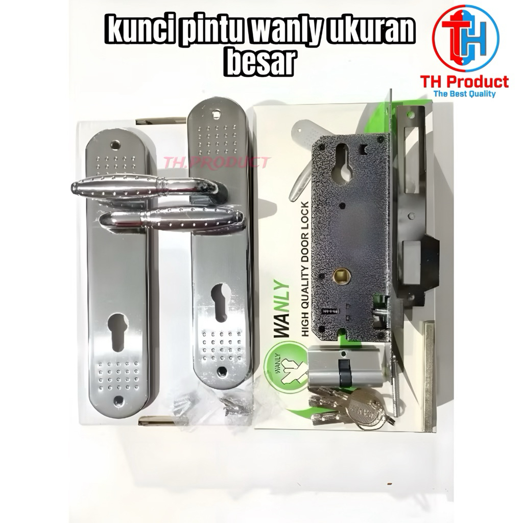 Set Kunci Wanly Rintik SN Ukuran Besar 25 cm / Gagang Kunci Engkolan Pintu
