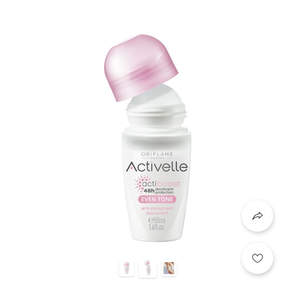 Activelle even tone anti perspirant deodorant/deodorant oriflame/deodorant activelle