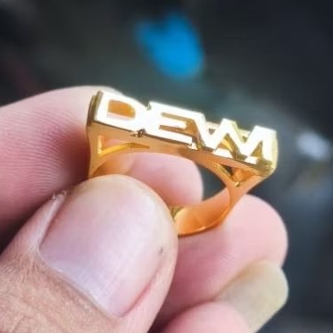 cincin custom nama model eropa