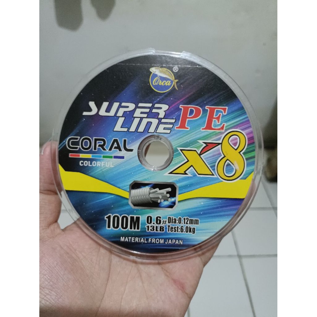 PE Orca Coral X8 0.6 100m multi color