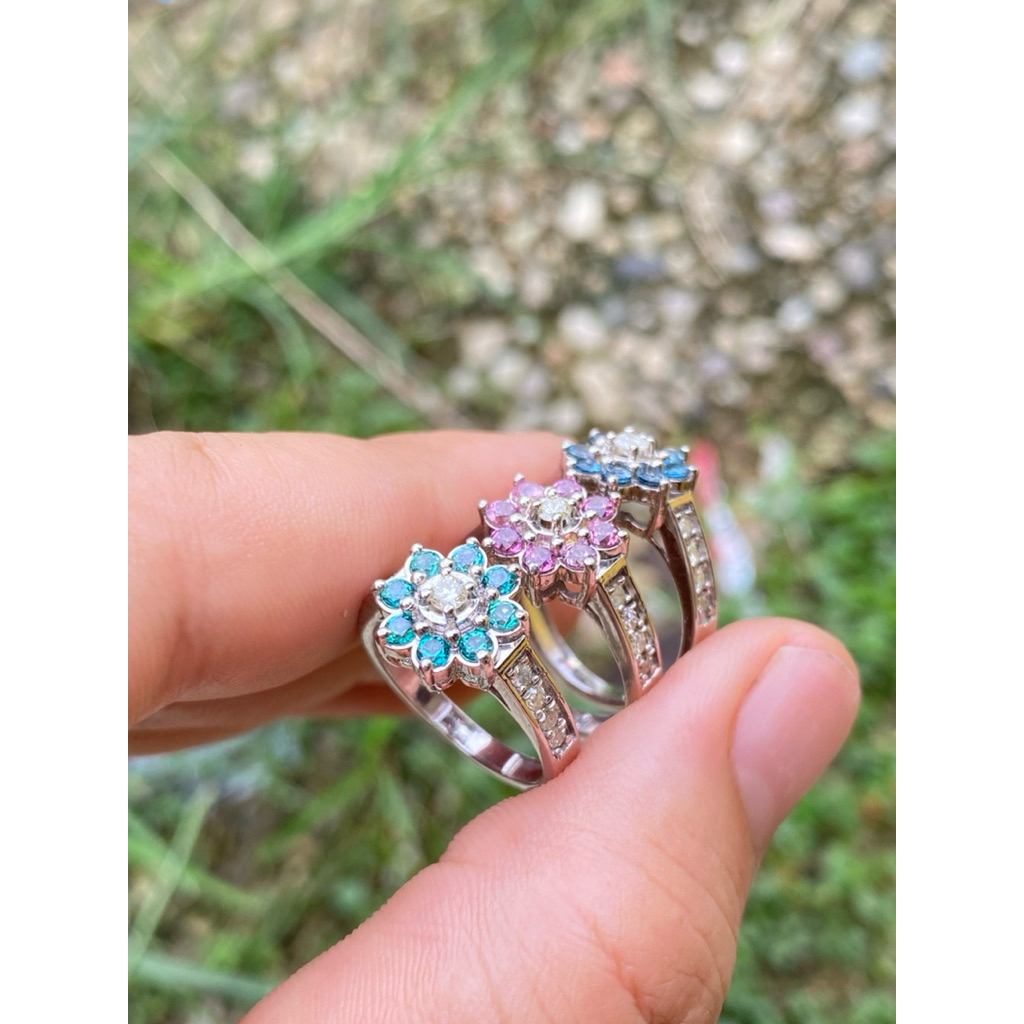 cincin perak berlian