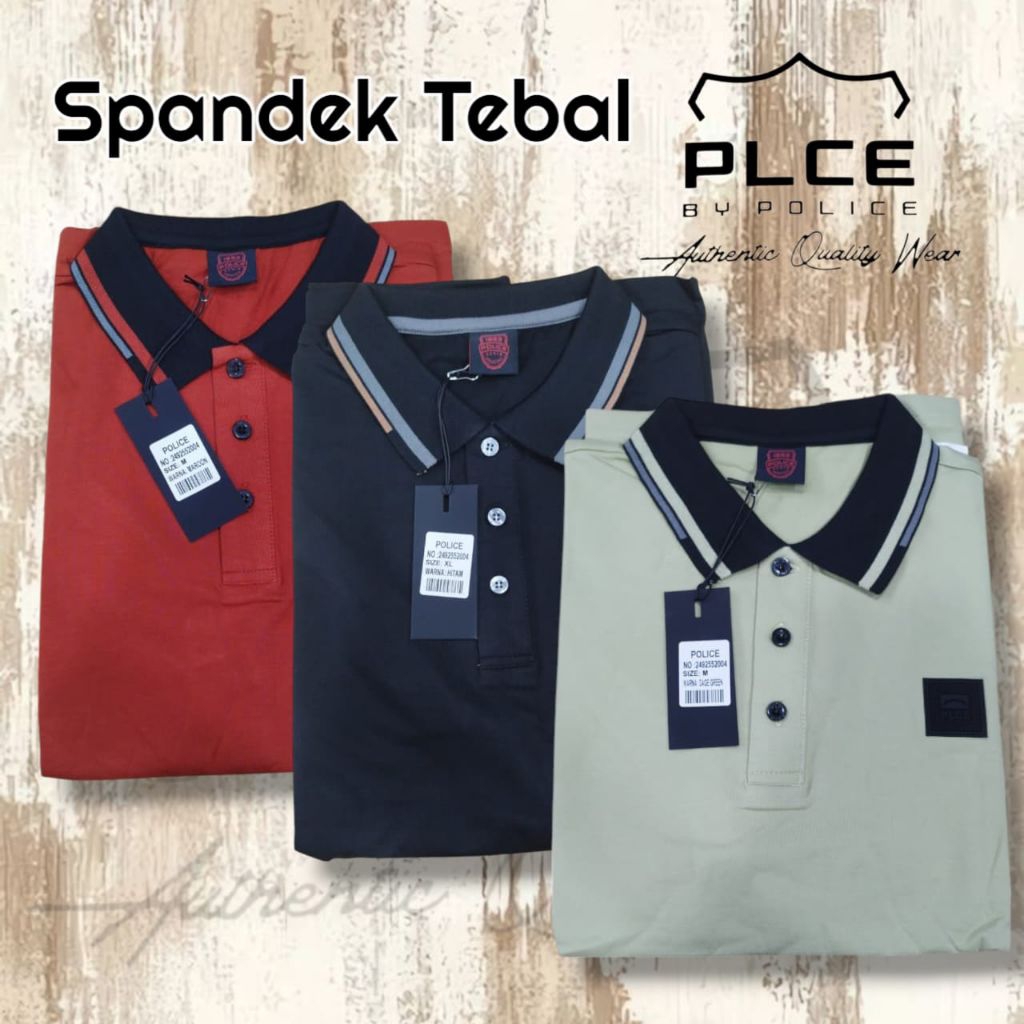 Kaos Kerah Pria PLCE (Police)