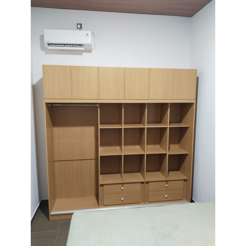 lemari pakaian sliding custom box/ kabinet