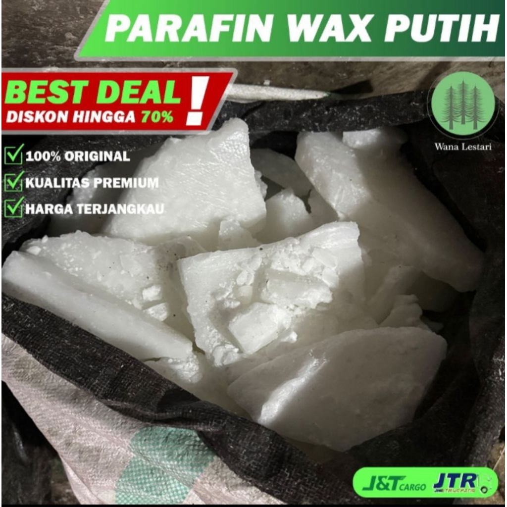 Parafin Wax / putih (refined parafin Wax) 1kg
