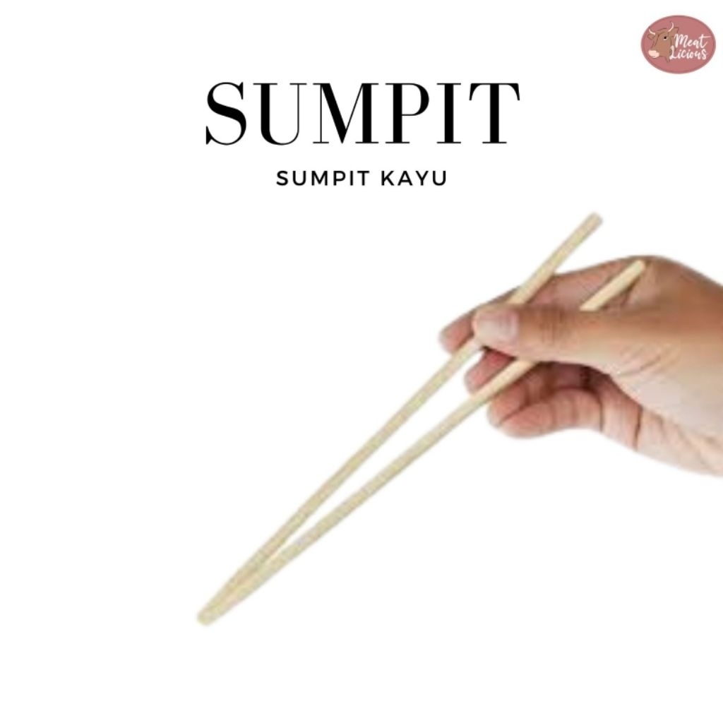 SUMPIT KAYU 1 pasang (praktis sekali pakai)