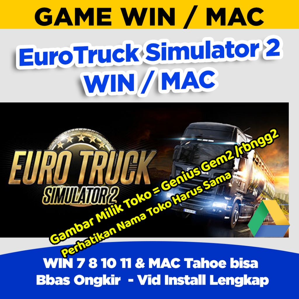 Euro Truck Simulator 2 WIN MAC Full Version