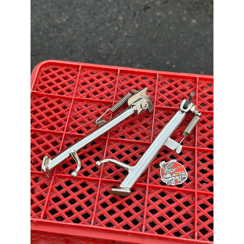 STANDART SAMPING CB GL100 STENLIS HANDMADE JAGANG SAMPING STENLIS CB GL100 NGANJUK