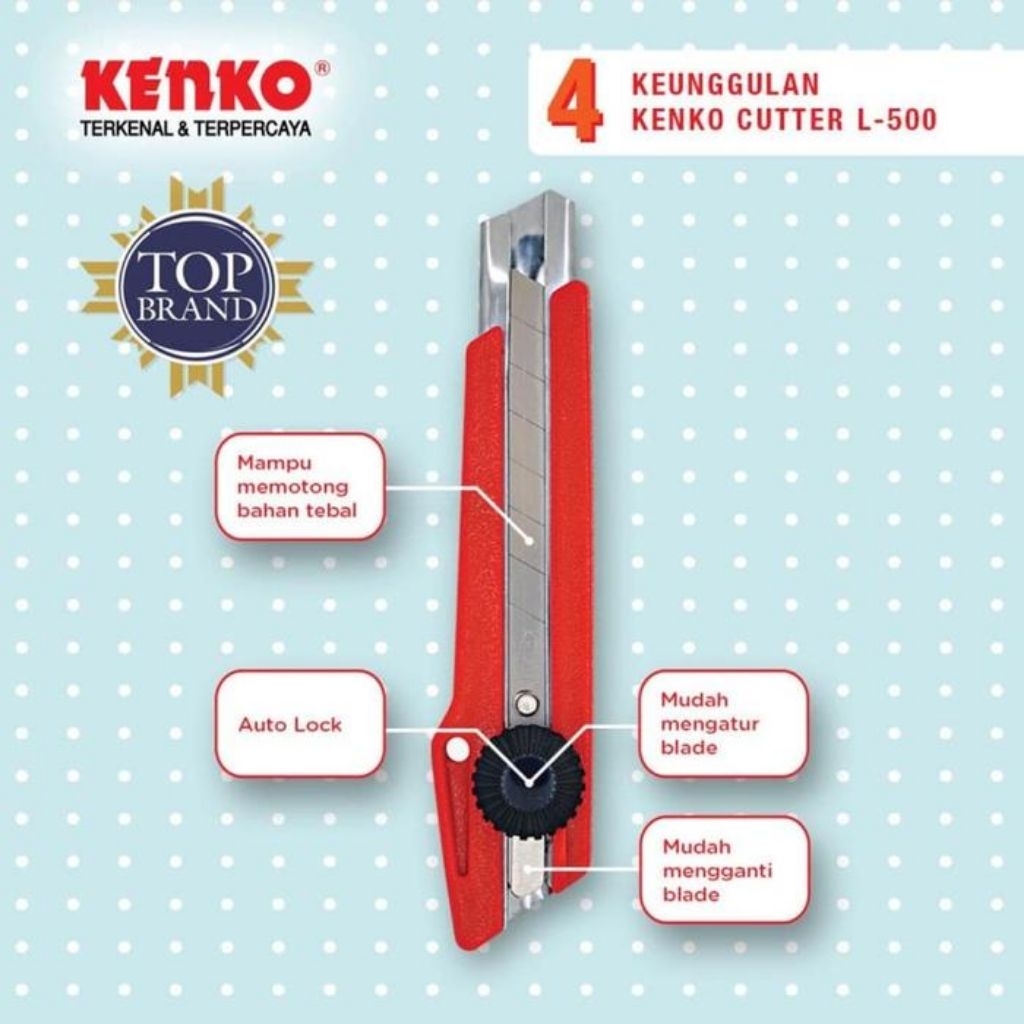 Kenko Cutter Besar L-500 / Isi Cutter Kenko L-150 -