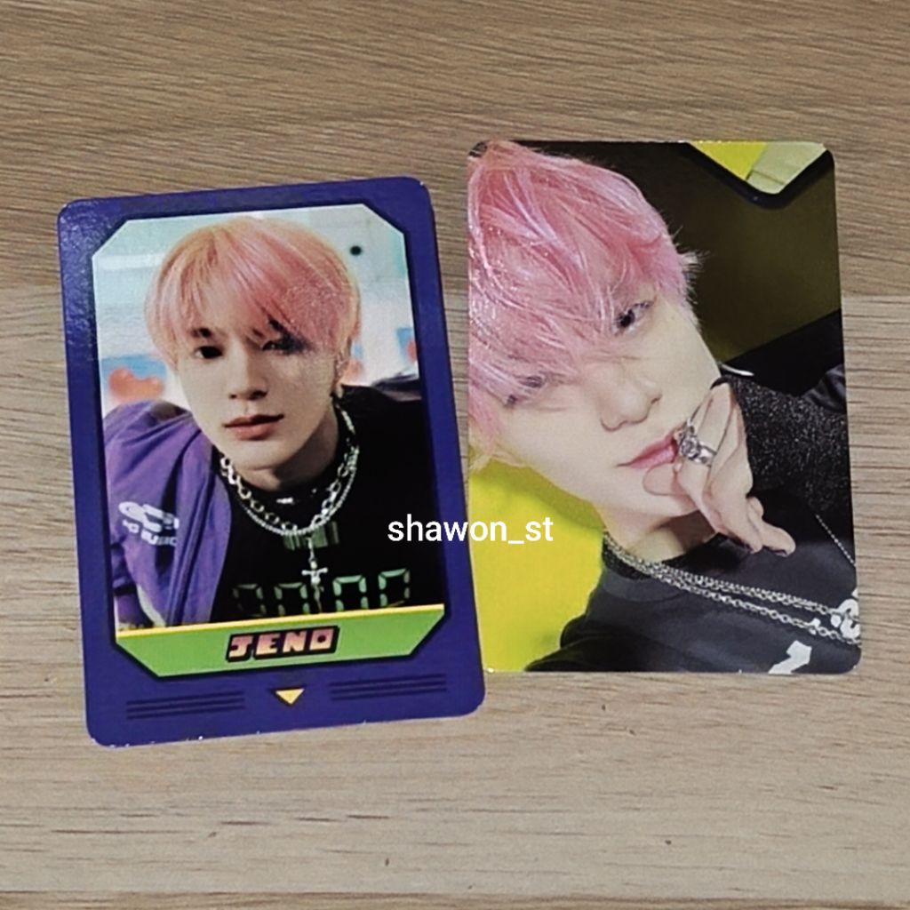 PHOTOCARD OFFICIAL JENO GLITCH MODE MATCHING CARD SET / NCT DREAM MATCHING CARD