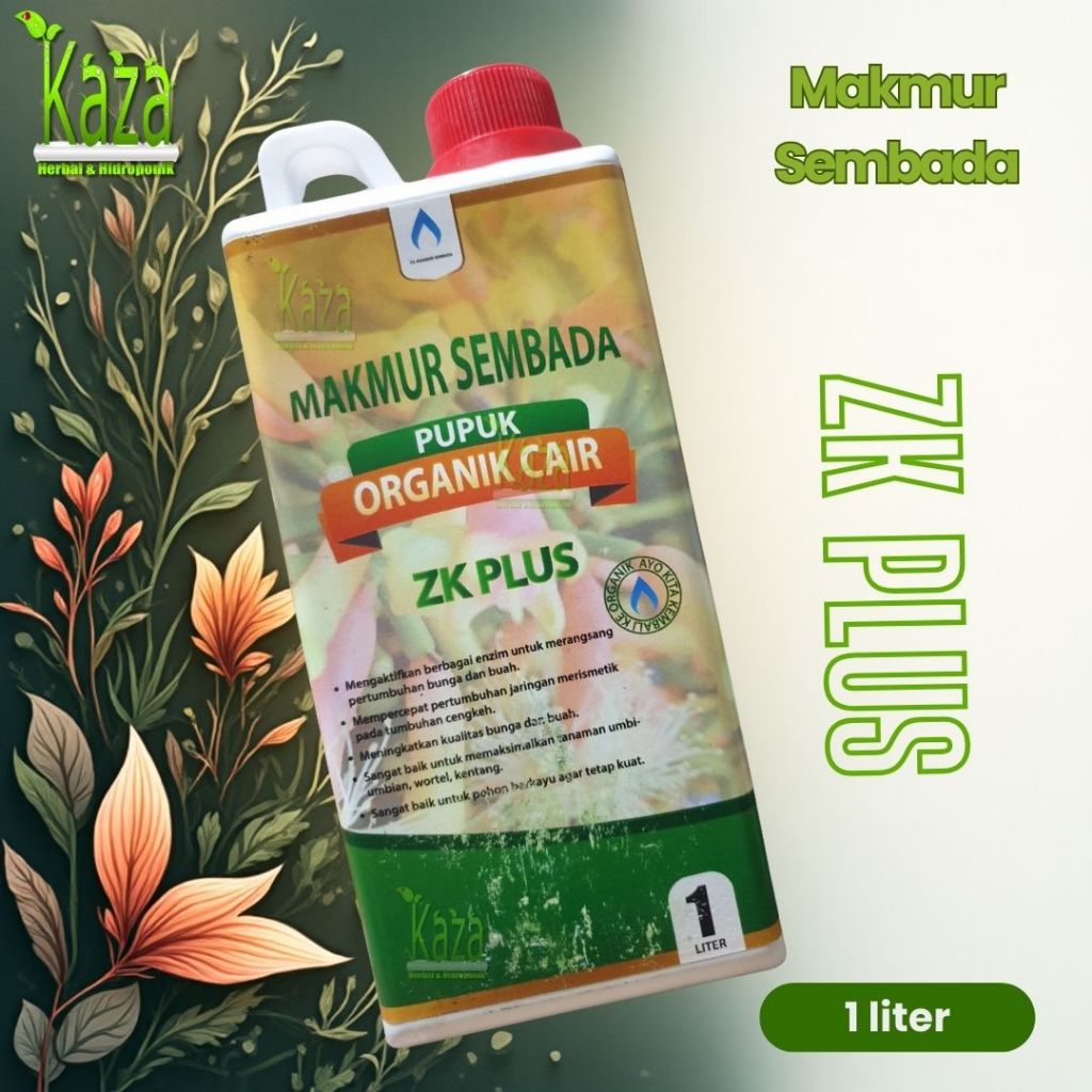 POC ZK Plus 1 liter - Pupuk Organik Cair Tinggi Kalium Potassium Makmur Sembada