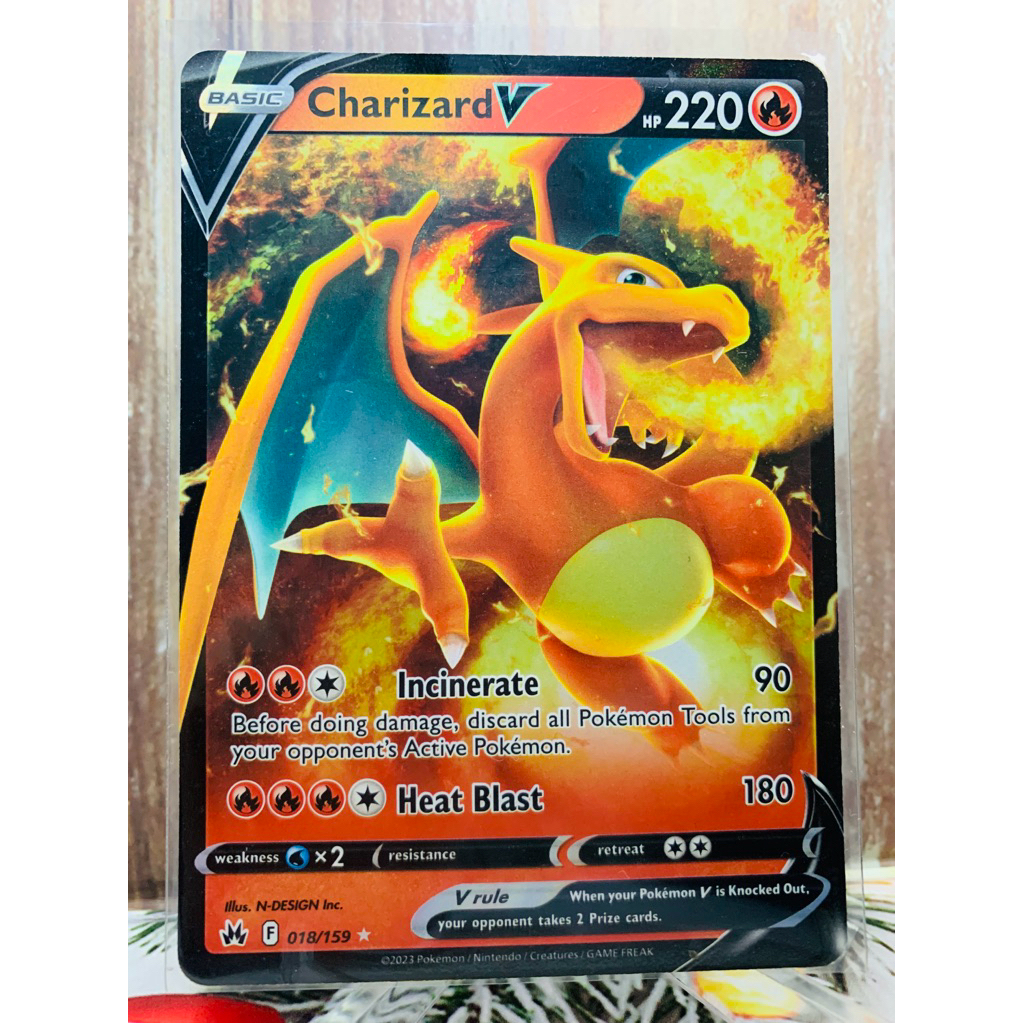 Charizard V Crown Zenith Pokemon English