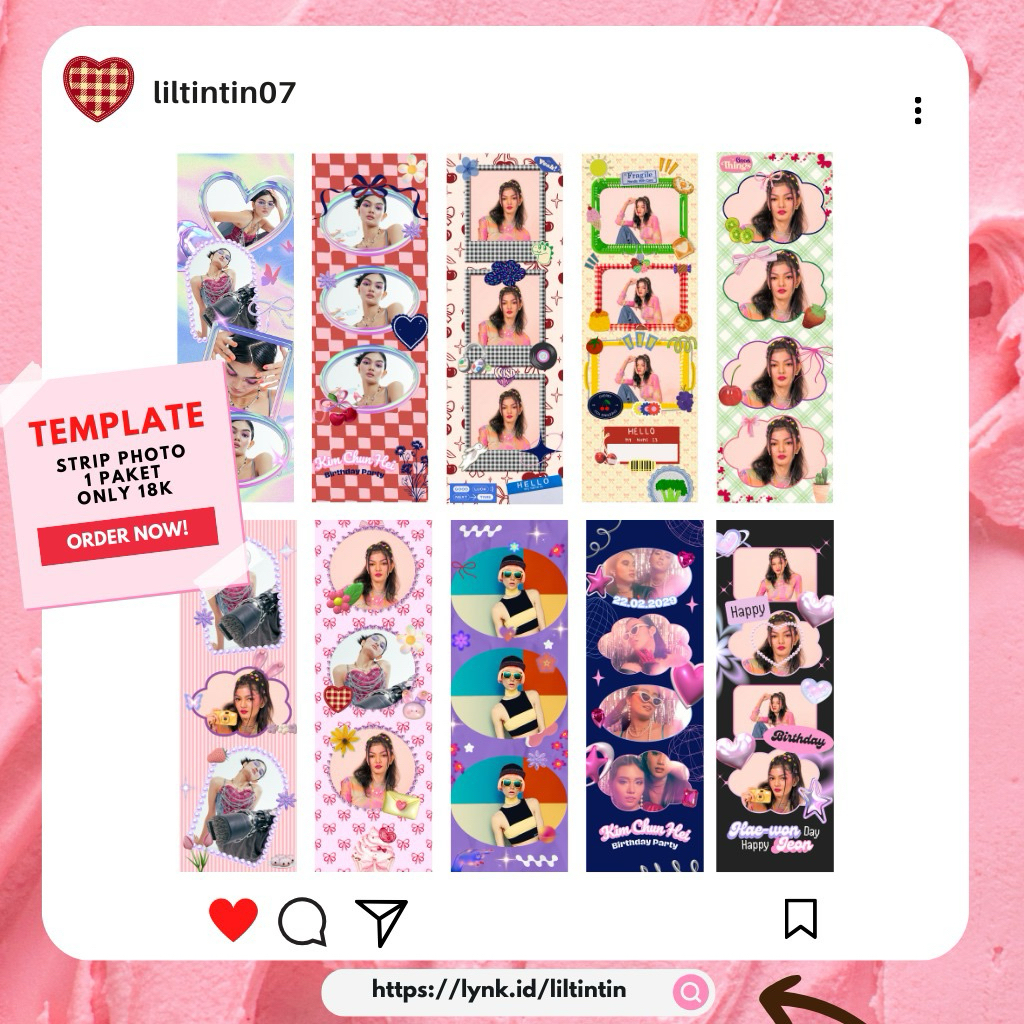 Template PhotoStrip/Photobooth/Framer Foto